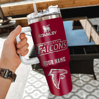 LIMITED EDITION - NEW CUSTOMIZED NFL18 ATF ATLANTA FALCONS 40 OZ TUMBLER