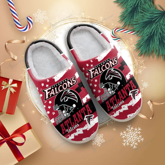 LIMITED EDITION - NEW CUSTOMIZED NFL18 ATF ATLANTA FALCONS FOAM SLIPPERS