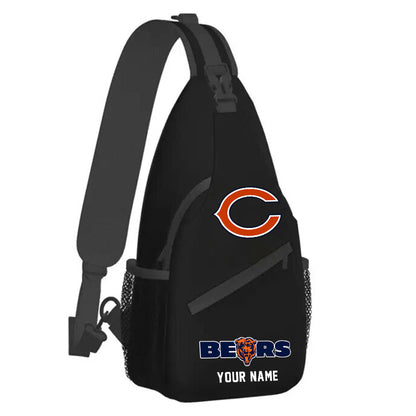 LIMITED EDITION - NEW CUSTOMIZED NFL26 CCB CHICAGO BEARS SLING BAG
