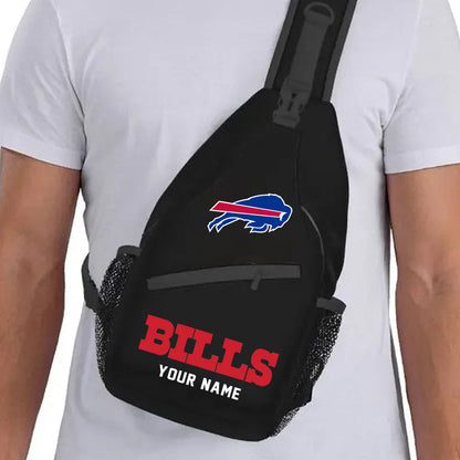 LIMITED EDITION - NEW CUSTOMIZED NFL03 BFB BUFFALO BILLS SLING BAG