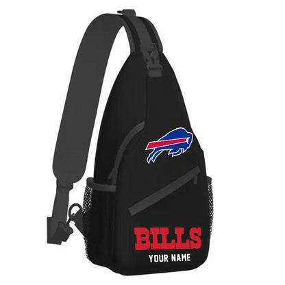 LIMITED EDITION - NEW CUSTOMIZED NFL03 BFB BUFFALO BILLS SLING BAG