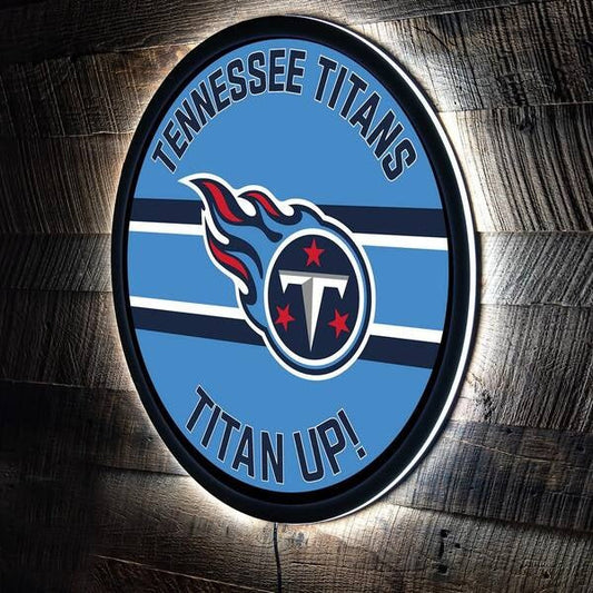 LIMITED EDITION - NEW PREMIUM NFL31 TST TENNESSEE TITANS LED LIGHT WALL DECOR
