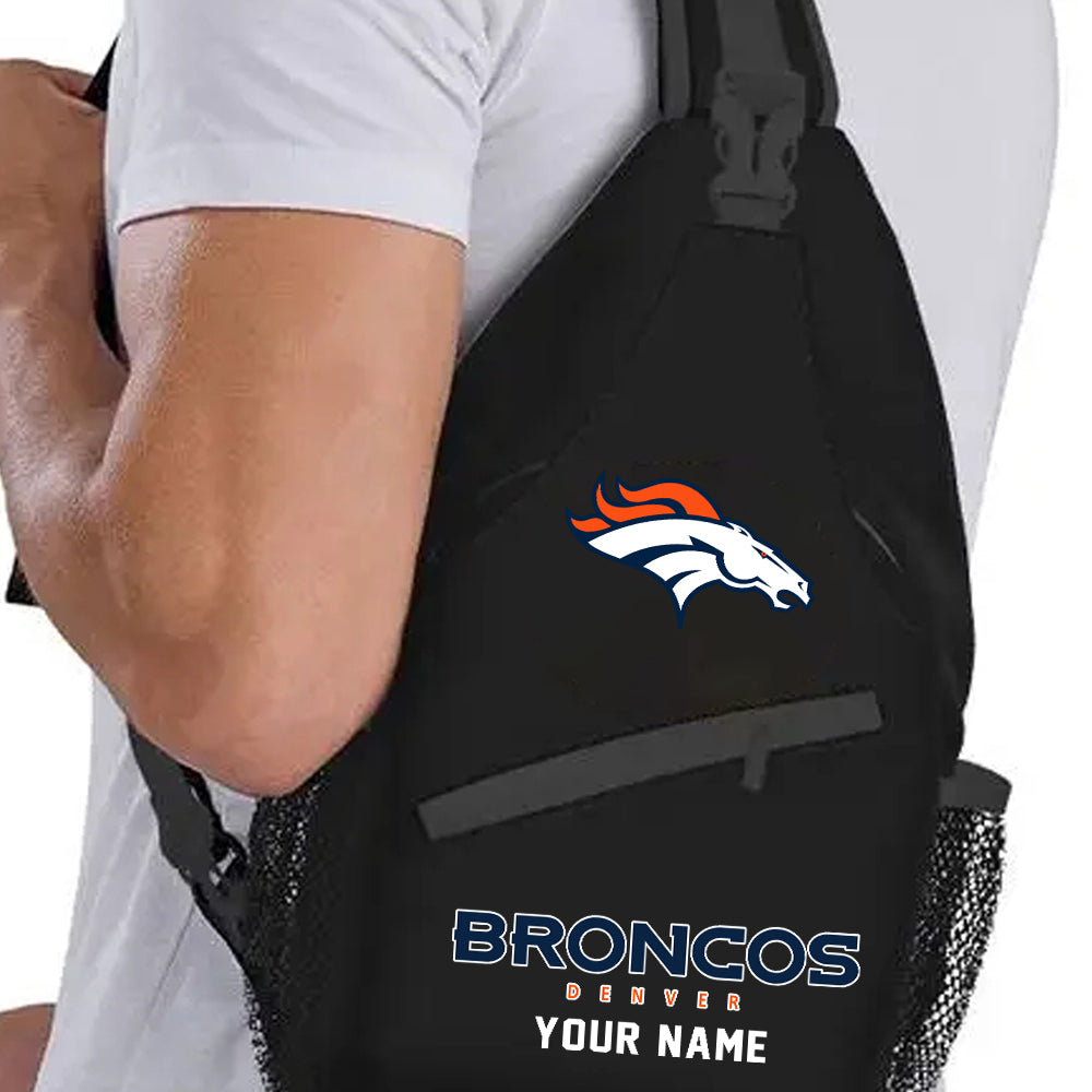 LIMITED EDITION - NEW CUSTOMIZED NFL13 DVB DENVER BRONCOS SLING BAG