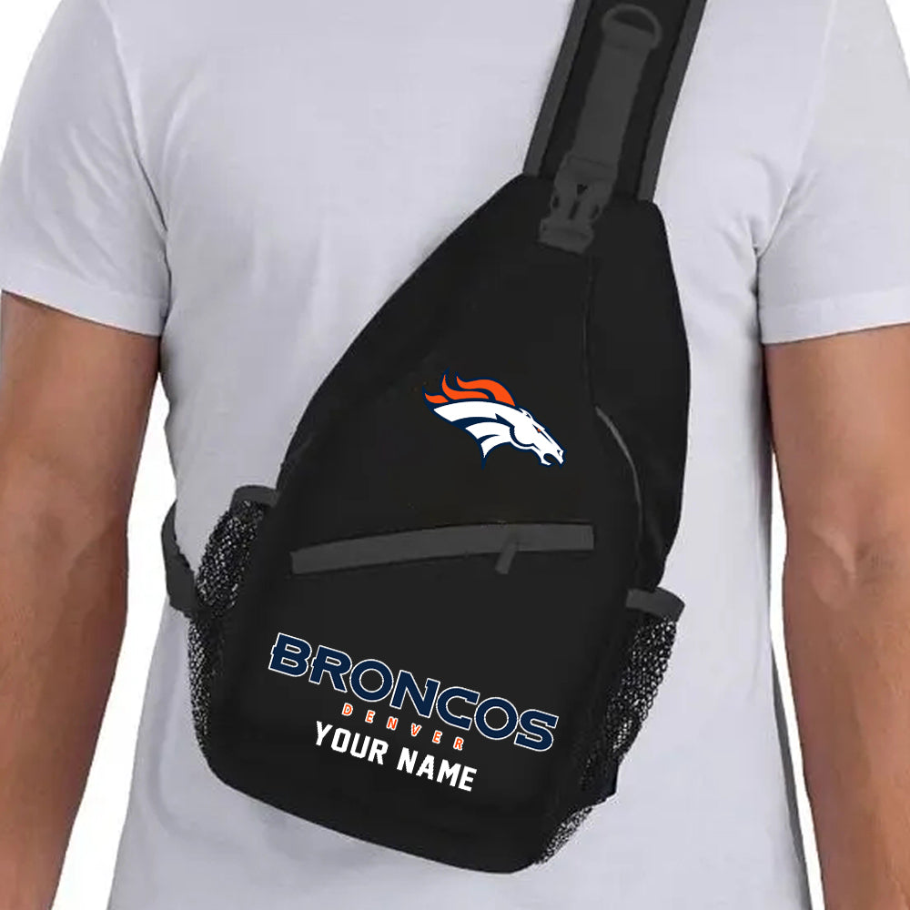 LIMITED EDITION - NEW CUSTOMIZED NFL13 DVB DENVER BRONCOS SLING BAG