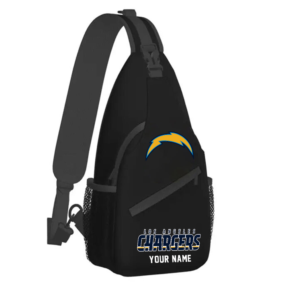 LIMITED EDITION - NEW CUSTOMIZED NFL09 LAC LOS ANGELES CHARGERS SLING BAG
