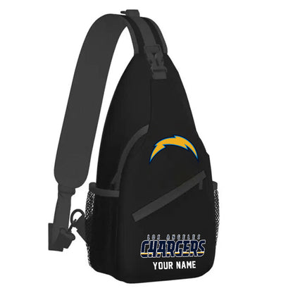 LIMITED EDITION - NEW CUSTOMIZED NFL09 LAC LOS ANGELES CHARGERS SLING BAG