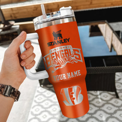 LIMITED EDITION - NEW CUSTOMIZED NFL16 CCB CINCINNATI BENGALS 40 OZ TUMBLER