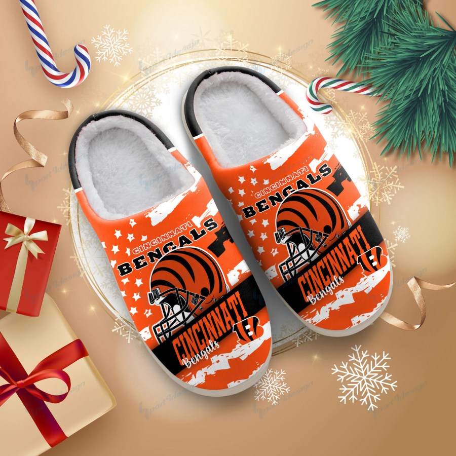 LIMITED EDITION - NEW CUSTOMIZED NFL16 CCB CINCINNATI BENGALS FOAM SLIPPERS