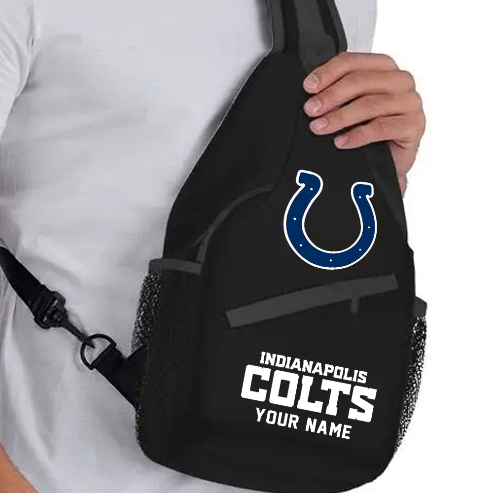 LIMITED EDITION - NEW CUSTOMIZED NFL17 IDC INDIANAPOLIS COLTS SLING BAG
