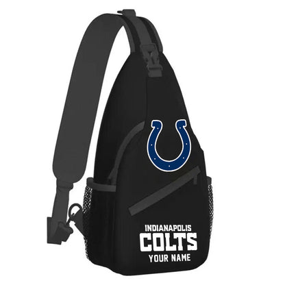LIMITED EDITION - NEW CUSTOMIZED NFL17 IDC INDIANAPOLIS COLTS SLING BAG