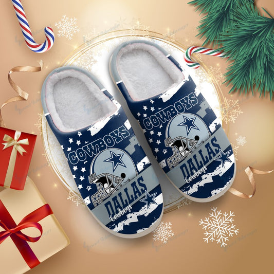 LIMITED EDITION - NEW CUSTOMIZED NFL21 DCB DALLAS COWBOYS FOAM SLIPPERS