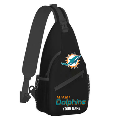LIMITED EDITION - NEW CUSTOMIZED NFL19 MDP MIAMI DOLPHINS SLING BAG