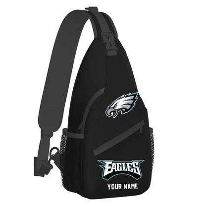 LIMITED EDITION - NEW CUSTOMIZED NFL02 PPE PHILADELPHIA EAGLES SLING BAG
