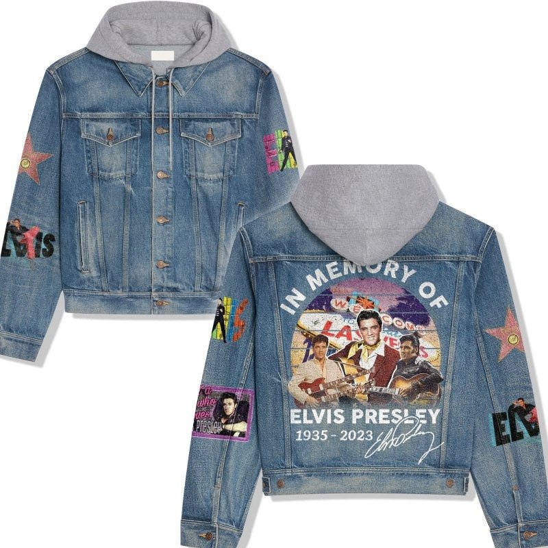 ELVIS PREMIUM LIMITED EDITION HOODED DENIM JACKET