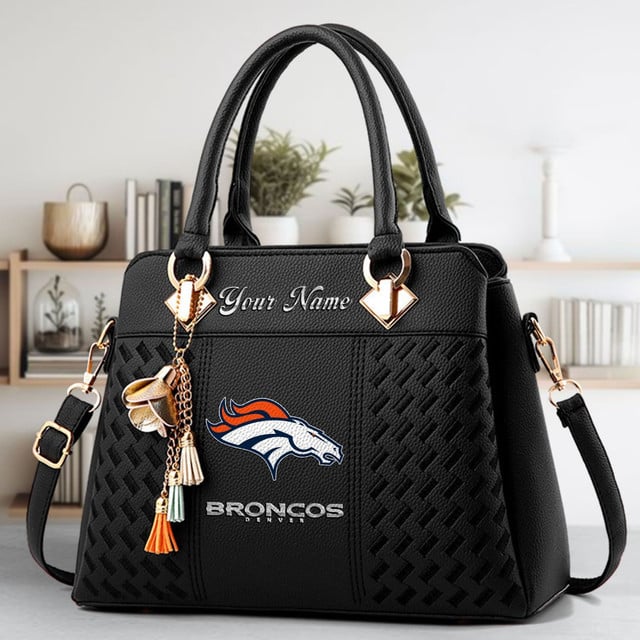 LIMITED EDITION - NEW CUSTOMIZED NFL13 DVB DENVER BRONCOS LUXURY HANDBAG IN MULTIPLE COLORS