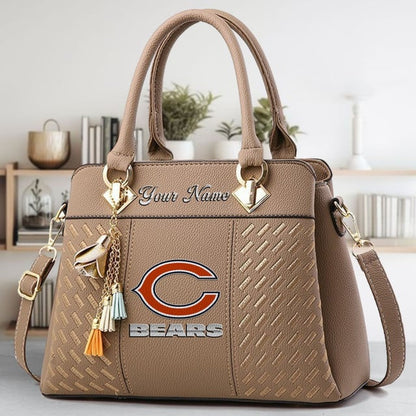 LIMITED EDITION - NEW CUSTOMIZED NFL26 CCB CHICAGO BEARS LUXURY HANDBAG IN MULTIPLE COLORS