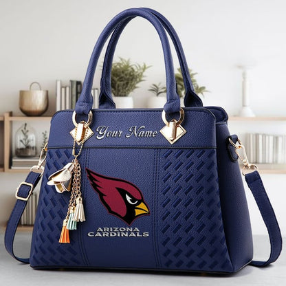 LIMITED EDITION - NEW CUSTOMIZED NFL20 ARC ARIZONA CARDINALS LUXURY HANDBAG IN MULTIPLE COLORS