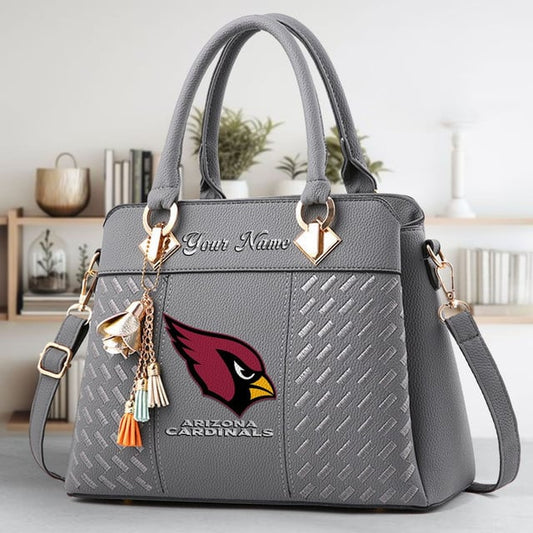 LIMITED EDITION - NEW CUSTOMIZED NFL20 ARC ARIZONA CARDINALS LUXURY HANDBAG IN MULTIPLE COLORS