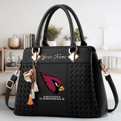 LIMITED EDITION - NEW CUSTOMIZED NFL20 ARC ARIZONA CARDINALS LUXURY HANDBAG IN MULTIPLE COLORS