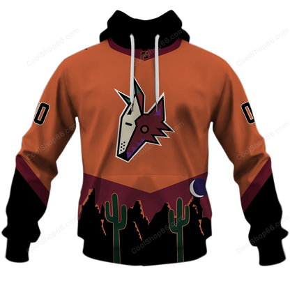 LIMITED EDITION - NEW CUSTOMIZED NHL30 AZC ARIZONA COYOTES UNISEX T-SHIRT, POLO, HOODIE & JACKETS