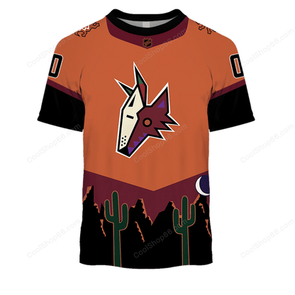 LIMITED EDITION - NEW CUSTOMIZED NHL30 AZC ARIZONA COYOTES UNISEX T-SHIRT, POLO, HOODIE & JACKETS