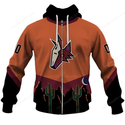 LIMITED EDITION - NEW CUSTOMIZED NHL30 AZC ARIZONA COYOTES UNISEX T-SHIRT, POLO, HOODIE & JACKETS