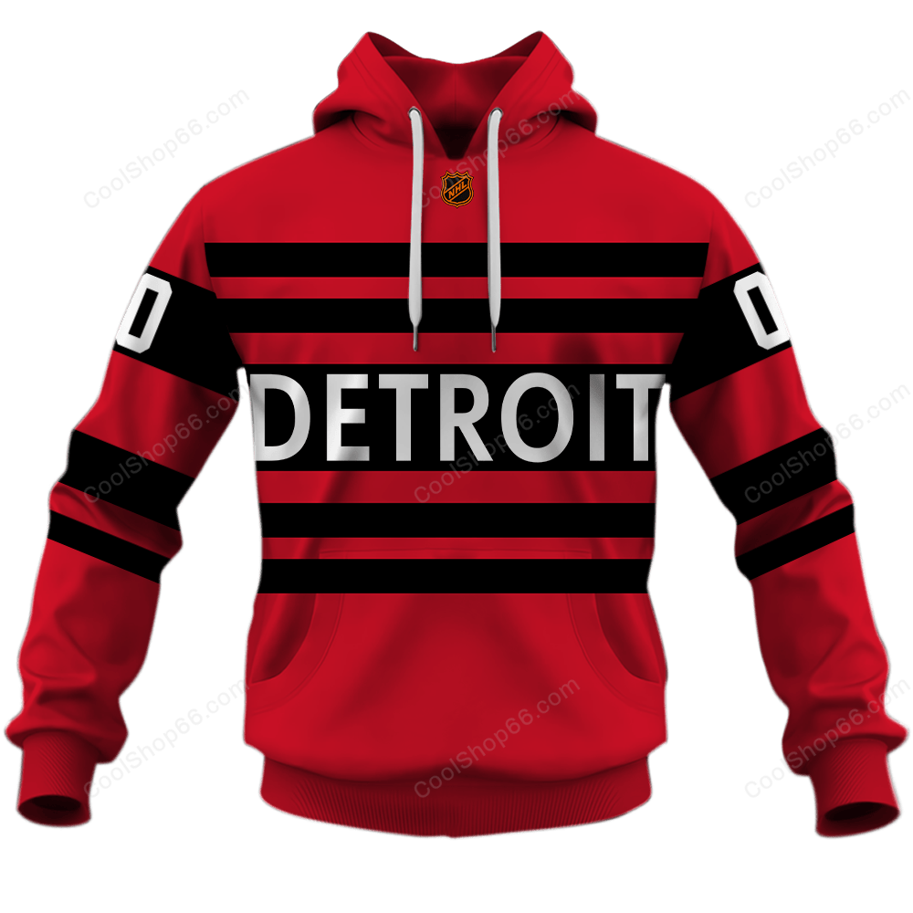 LIMITED EDITION - NEW CUSTOMIZED NHL22 DRW DETROIT RED WINGS UNISEX T-SHIRT, POLO, HOODIE & JACKETS