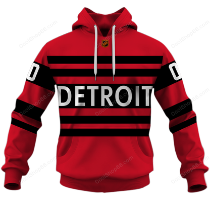 LIMITED EDITION - NEW CUSTOMIZED NHL22 DRW DETROIT RED WINGS UNISEX T-SHIRT, POLO, HOODIE & JACKETS