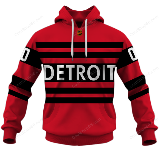 LIMITED EDITION - NEW CUSTOMIZED NHL22 DRW DETROIT RED WINGS UNISEX T-SHIRT, POLO, HOODIE & JACKETS