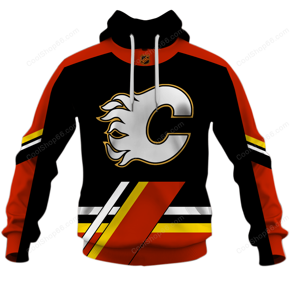LIMITED EDITION - NEW CUSTOMIZED NHL17 CGF CALGARY FLAMES UNISEX T-SHIRT, POLO, HOODIE & JACKETS