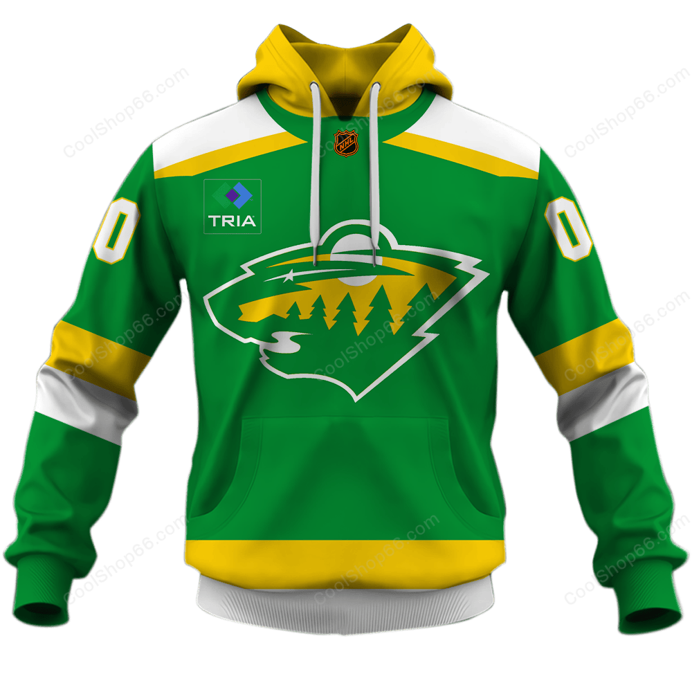 LIMITED EDITION - NEW CUSTOMIZED NHL13 MNW MINNESOTA WILD UNISEX T-SHIRT, POLO, HOODIE & JACKETS