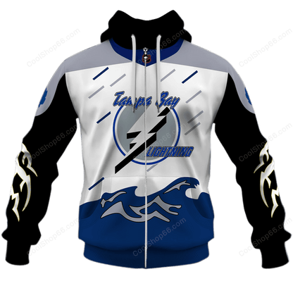 LIMITED EDITION - NEW CUSTOMIZED NHL12 TPL TAMPA BAY LIGHTNING UNISEX T-SHIRT, POLO, HOODIE & JACKETS