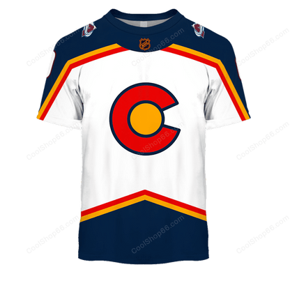 LIMITED EDITION - NEW CUSTOMIZED NHL05 CAL COLORADO AVALANCHE UNISEX T-SHIRT, POLO, HOODIE & JACKETS