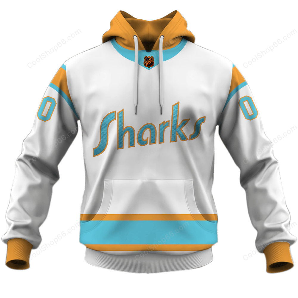 LIMITED EDITION - NEW CUSTOMIZED NHL32 SJS SAN JOSE SHARKS UNISEX T-SHIRT, POLO, HOODIE & JACKETS