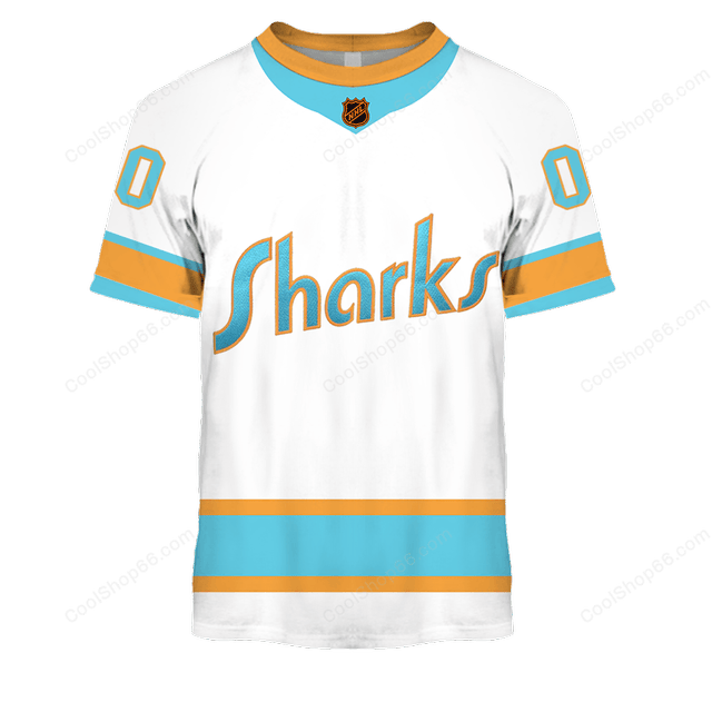 LIMITED EDITION - NEW CUSTOMIZED NHL32 SJS SAN JOSE SHARKS UNISEX T-SHIRT, POLO, HOODIE & JACKETS