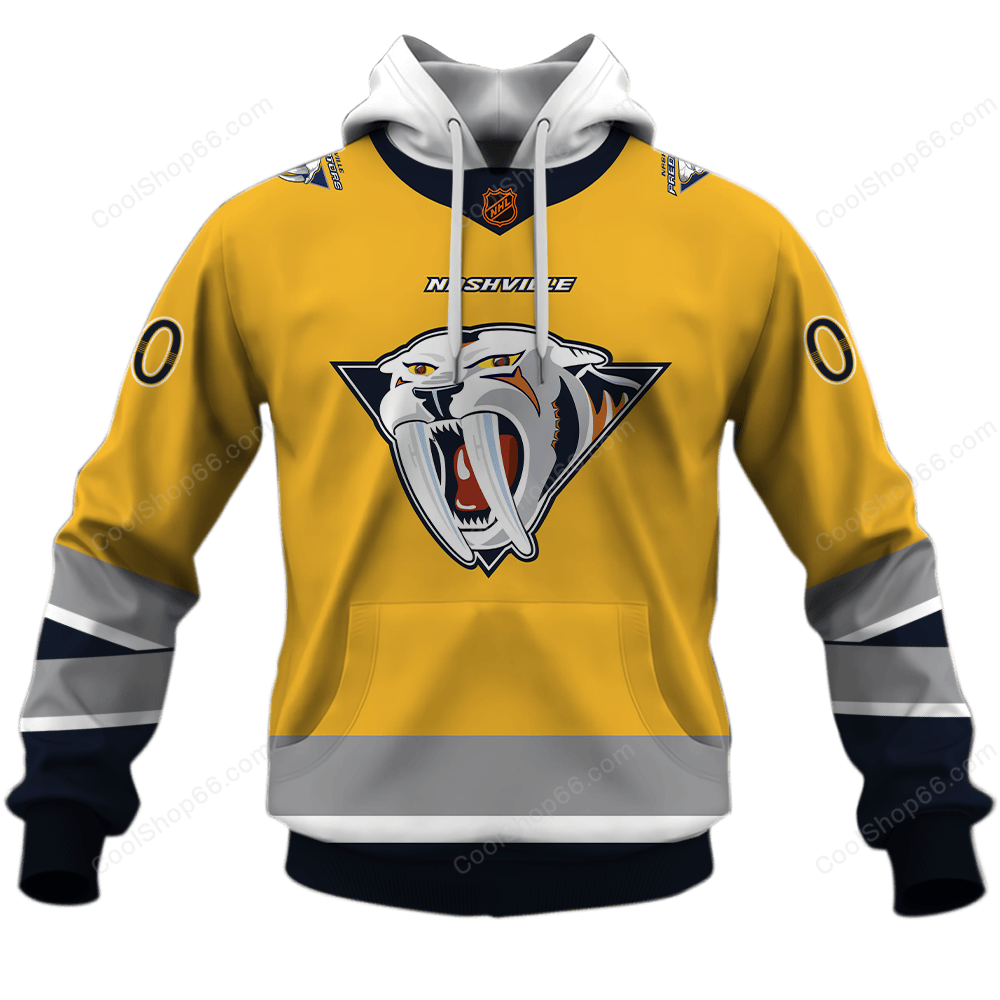 LIMITED EDITION - NEW CUSTOMIZED NHL31 NVP NASHVILLE PREDATORS UNISEX T-SHIRT, POLO, HOODIE & JACKETS