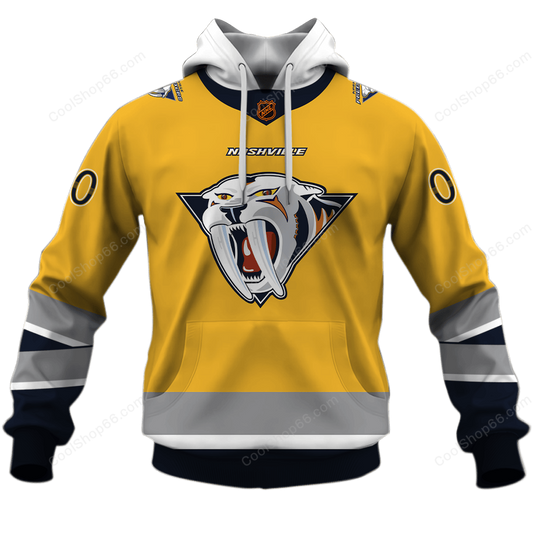 LIMITED EDITION - NEW CUSTOMIZED NHL31 NVP NASHVILLE PREDATORS UNISEX T-SHIRT, POLO, HOODIE & JACKETS