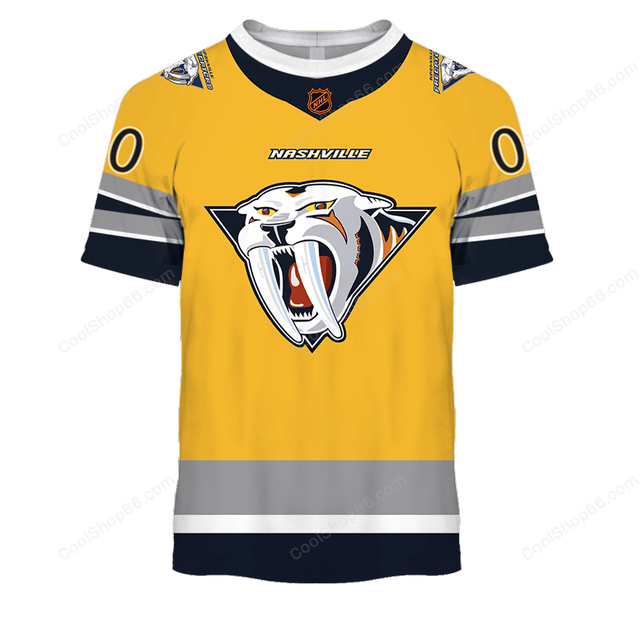 LIMITED EDITION - NEW CUSTOMIZED NHL31 NVP NASHVILLE PREDATORS UNISEX T-SHIRT, POLO, HOODIE & JACKETS