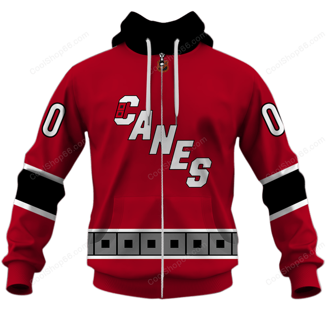 LIMITED EDITION - NEW CUSTOMIZED NHL07 CLH CAROLINA HURRICANES UNISEX T-SHIRT, POLO, HOODIE & JACKETS