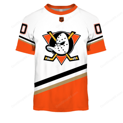 LIMITED EDITION - NEW CUSTOMIZED NHL09 AHD ANAHEIM DUCKS UNISEX T-SHIRT, POLO, HOODIE & JACKETS