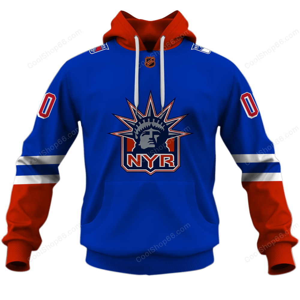 LIMITED EDITION - NEW CUSTOMIZED NHL24 NYR NEW YORK RANGERS UNISEX T-SHIRT, POLO, HOODIE & JACKETS