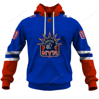 LIMITED EDITION - NEW CUSTOMIZED NHL24 NYR NEW YORK RANGERS UNISEX T-SHIRT, POLO, HOODIE & JACKETS