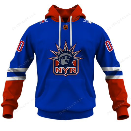 LIMITED EDITION - NEW CUSTOMIZED NHL24 NYR NEW YORK RANGERS UNISEX T-SHIRT, POLO, HOODIE & JACKETS