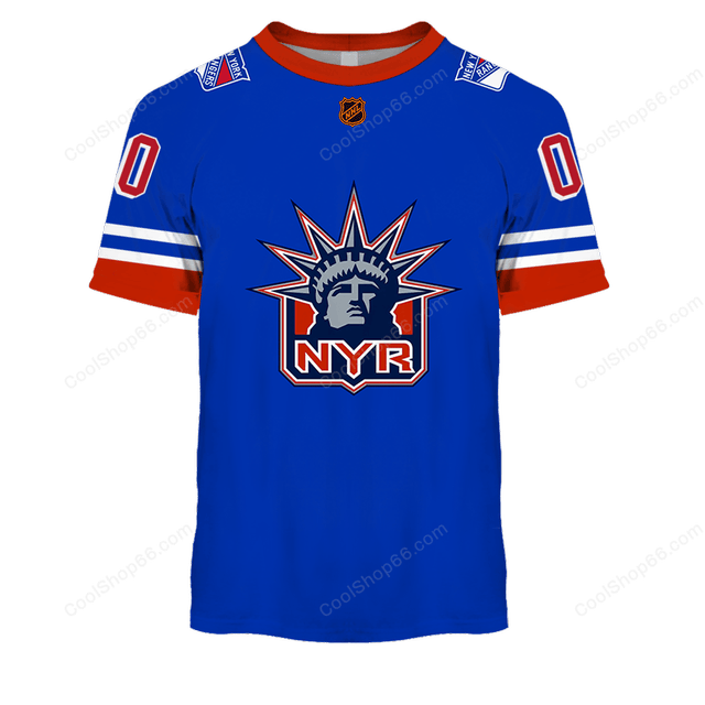 LIMITED EDITION - NEW CUSTOMIZED NHL24 NYR NEW YORK RANGERS UNISEX T-SHIRT, POLO, HOODIE & JACKETS