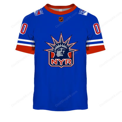 LIMITED EDITION - NEW CUSTOMIZED NHL24 NYR NEW YORK RANGERS UNISEX T-SHIRT, POLO, HOODIE & JACKETS