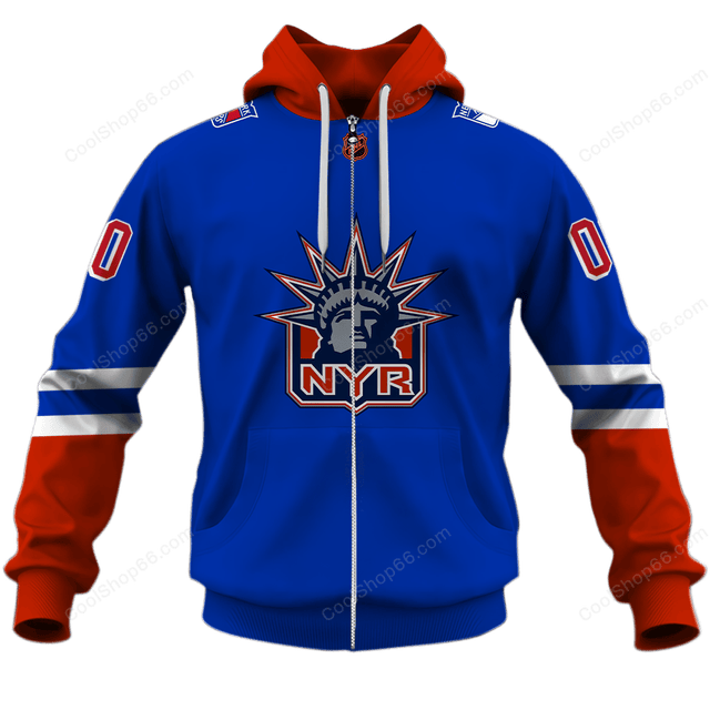 LIMITED EDITION - NEW CUSTOMIZED NHL24 NYR NEW YORK RANGERS UNISEX T-SHIRT, POLO, HOODIE & JACKETS