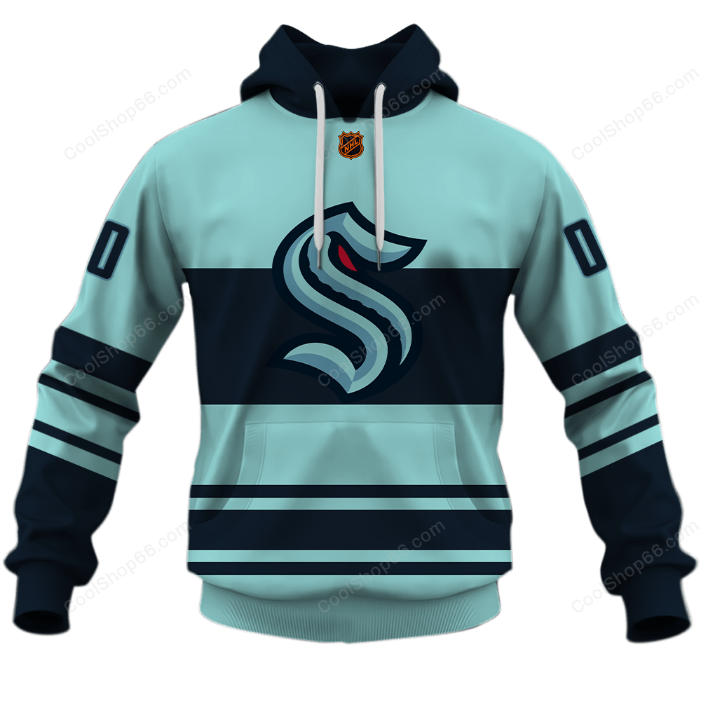 LIMITED EDITION - NEW CUSTOMIZED NHL20 STK SEATTLE KRAKEN UNISEX T-SHIRT, POLO, HOODIE & JACKETS