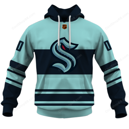 LIMITED EDITION - NEW CUSTOMIZED NHL20 STK SEATTLE KRAKEN UNISEX T-SHIRT, POLO, HOODIE & JACKETS