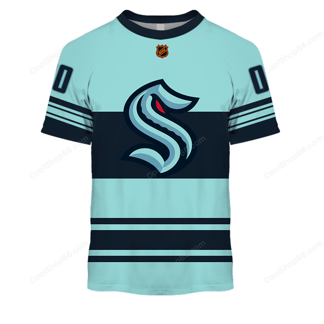 LIMITED EDITION - NEW CUSTOMIZED NHL20 STK SEATTLE KRAKEN UNISEX T-SHIRT, POLO, HOODIE & JACKETS