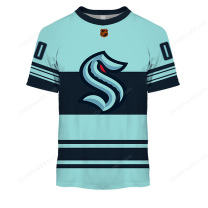 LIMITED EDITION - NEW CUSTOMIZED NHL20 STK SEATTLE KRAKEN UNISEX T-SHIRT, POLO, HOODIE & JACKETS